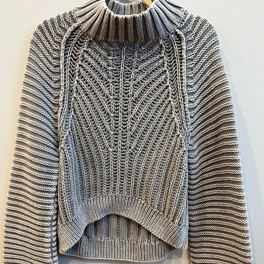 Gray Free People Sweater